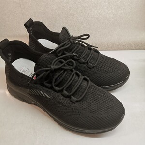 千佰莉特价女鞋双层网面休闲运动鞋舒适平底旅游鞋8435