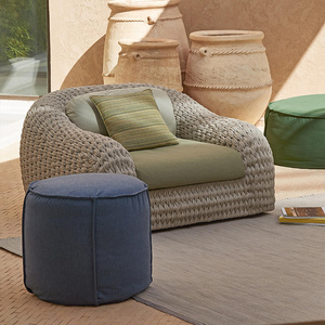 户外藤编沙发组合酒店客厅露天民宿别墅庭院露台花园休闲外摆沙发