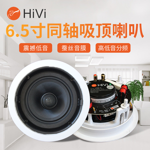 惠威/VR6-C定阻吸顶喇叭/嵌入式高保真扬声器 家用同轴立体声音箱