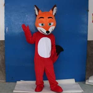 动漫开业活动毛绒表演狐狸装扮道具行走演出卡通人偶玩偶服装布偶