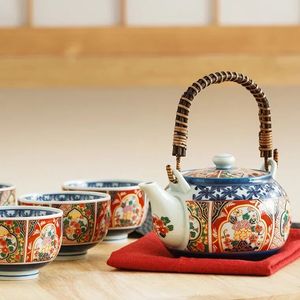 日本进口有田烧茶具套装日式和风一壶五杯茶壶茶杯礼盒商务礼品