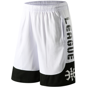 麦迪科比詹姆斯库里篮球服运动跑步打球健身男士五分短裤定制印刷