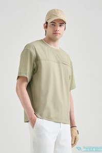 LANVIN BLANC高端男装韩国代购23夏款短袖休闲T恤LB2D4WTO463 2色