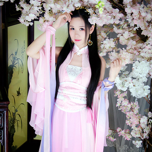 【夙兴夜寐】cosplay华丽女古装粉紫少女萌系小仙女舞衣君拂凤九