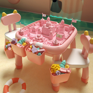 10斤升级太空沙玩具桌儿童沙子安全无毒不粘手家室内橡皮彩泥粘土