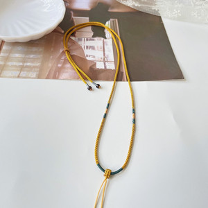 703人付款天猫翡翠珠宝玉器挂绳吊坠挂件绳手工编织项链绳子可调节