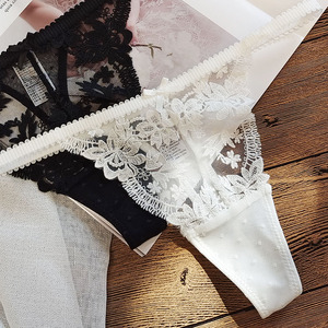 00斯博登淘宝仙维密3条礼盒丁字裤女一根线性感透明蕾丝欧美火辣