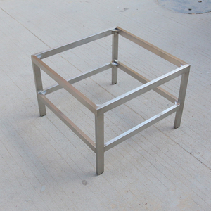 新款简约不锈钢茶几架双层80瓷片经济型现代瓷砖茶桌60包边内嵌桌