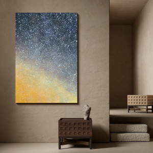 手绘油画轻奢侘寂赤贫风客厅落地装饰画竖幅玄关背景墙抽象画大幅