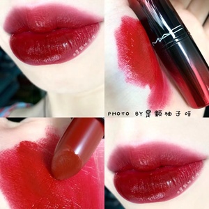 现货mac魅可渐变口红唇膏423 e for effortless蕞美血浆红