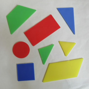 塑料几何图形片幼儿园早教认知儿童益智玩具小学生数学学具教具