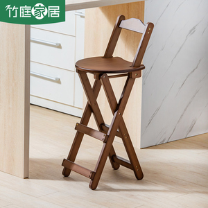 折叠凳高凳高脚凳子折叠靠背椅高马扎凳家用省空间便携式折叠板凳
