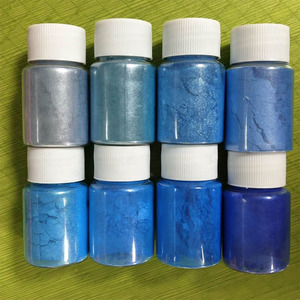 珠光粉蓝色之星云母水晶泥颜料diy滴胶填充物人鱼姬粉可批量定制