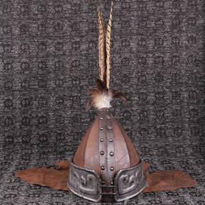 民族服装影楼蒙古族服装蒙古元朝士兵将军头盔影视蒙古帽古装定做