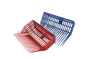 马草叉(5个装)马粪叉头马房用品马用叉子塑料草料叉铝柄马具