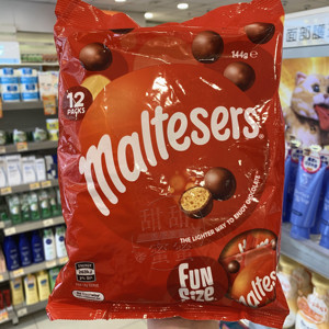 香港代购  澳洲进口maltesers麦提莎进口巧克力家庭装12小包144g