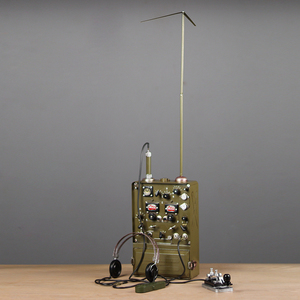 80赵宁企业店a淘宝仿真发报机模型复古无线电报机创意收藏摆件怀旧