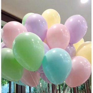 双层马卡龙气球10寸套球新品糖果色气球结婚庆礼用品生日派对装饰