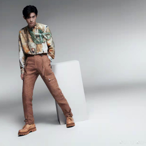 vixole matrix易烊千玺同款鞋男 复古做旧真皮增高百搭时尚休闲鞋