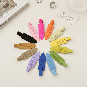 糖果彩色金属发夹女夏刘海一字夹夏季仙气侧边鸭嘴夹子头饰发卡