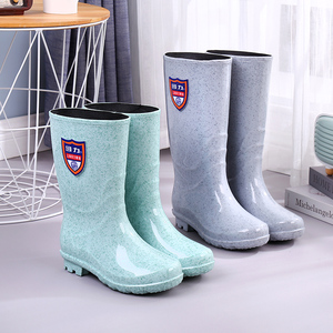 回力雨鞋女加绒水鞋女士加棉雨靴中筒高筒长筒水靴防水防滑雨胶鞋
