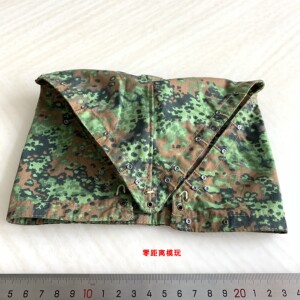1:6兵人 散件 dml 威龙 二战德军 迷彩三角布雨披 雨衣 模型 现货