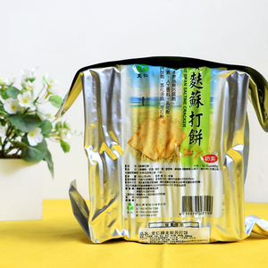 台湾里仁福义轩麦麸苏打饼进口健康杂粮薄脆低热高纤休闲代餐饼干
