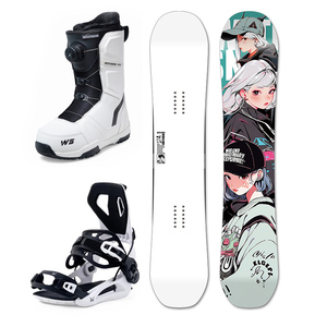 F2 FTWO单板滑雪板套穿装全 成套人快固定器单板滑雪鞋全能板平花