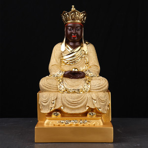 清水祖师佛像供奉神像家居祖师公闽南守护三坪祖师树脂摆件定制