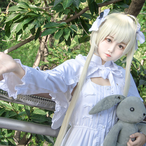 喵九森森缘之空春日野穹cos服穹妹兔耳洋装cosplay服装女lolita裙
