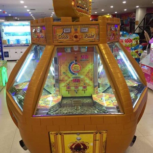 黄金宝儿童推币机设备疯狂机械城大型娱乐城成人推币游艺机游戏机