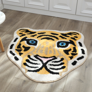 儿童间地毯可爱卡通动物图案地垫门垫吸水防滑浴室垫老虎床边毯