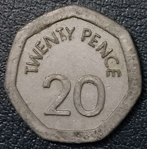 00同款货源看看12345678淘宝2001年英国硬币20便士21mm外国硬币