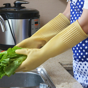 厨房洗碗手套家务清洁防水卫生间刷马桶不脏手家用打扫护手