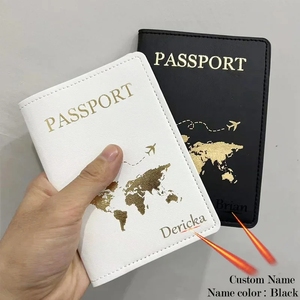 手工定制情侣护照保护套护照皮夹刻名字蜜月创意礼物