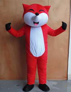 定制网红毛绒动物活动表演红狐狸演出扮演人物卡通人偶布偶玩偶服