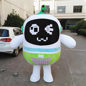 定制智能音响机器人活动展示宣传道具行走模型卡通人偶布偶玩偶服