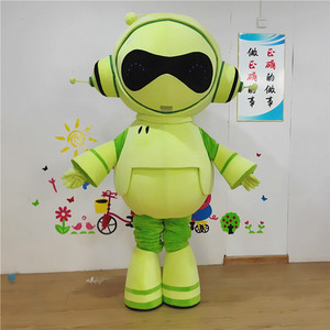 动漫卡通表演人穿扮智能卡宝机器人活动展示头套现货人偶服装定做