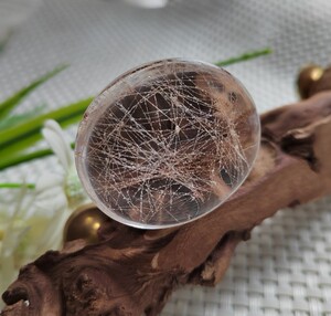 00w298949093淘宝mypapa彩宝水晶收藏料玻璃体雪霜发晶13mm大颗粒