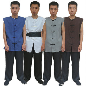 民国百姓伙计车夫小二茶馆小贩棉麻马褂古代农民农村演出服装出租