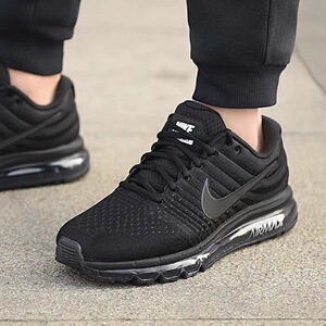 nike耐克男鞋春季新款air max全掌气垫鞋黑武士跑步鞋849559-004
