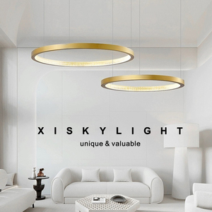 现代简约北欧创意个性设计卧室餐厅客厅灯具LED无极调光楼梯灯