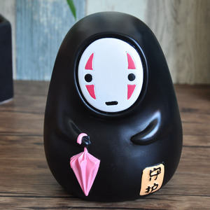 创意卡通千与千寻q版无脸男存钱罐储蓄罐摆件 情人节六一儿童礼物