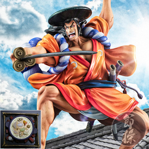 [节操铺]海贼 megahouse pop wa和之国 光月御田 二刀流剑士 现货
