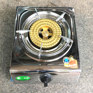 一元牌煤气灶单灶液化气天然气家用猛火煤气灶台式单眼灶炒菜灶头