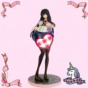00萌妹vs绅士淘宝橘绚香手办美少女掀开裙子双色空管社原画动漫模型