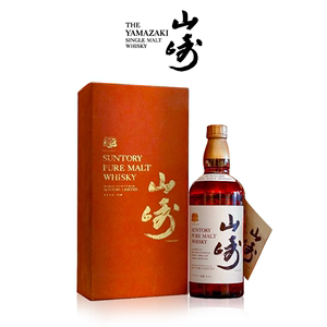 日本原装进口洋酒 山崎首版金狮760ml 初代puremalt whisky威士忌