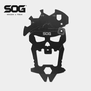 美国索格SOG 骷髅头多功能组合小工具随身edc钥匙扣开瓶器SM1001