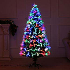 圣诞树1.5米光纤树1.8米发光树圣诞节装饰品商场店铺迎宾场景布置