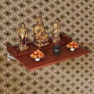 放财神爷的供台架子财神柜挂墙家用香炉神台桌观音佛像供奉摆放台